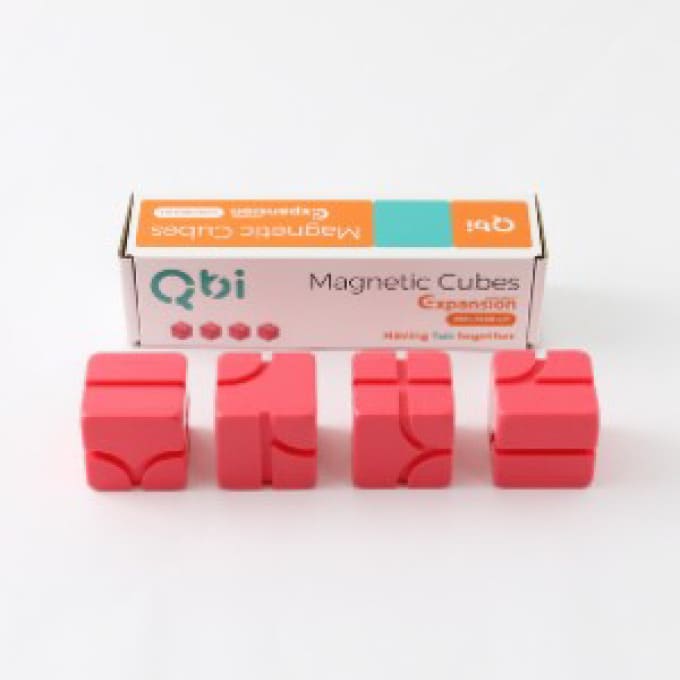 Qbi Explorer Kids 軽量ブロック4個セット(ピンク)