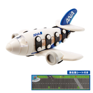 mic-o-mic コラボレーションモデル 089.435 ANA スモールジェットプレーン 滑走路シート付