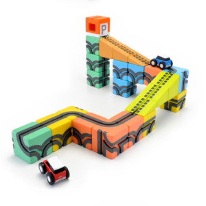 【アウトレット30%OFF】Qbi(Qbi toy) Classic BASIC 標準セット 23ピース 車2台