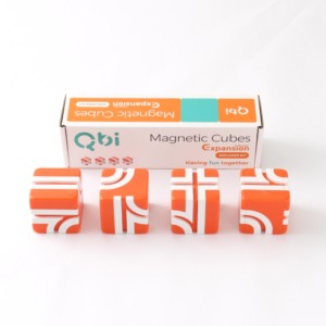 Qbi ホワイトレールブロック レッド