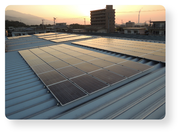 太陽光発電<br> クリーンエネルギーの利用