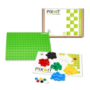 PIX-IT Starter Green ピクシット 6色／各30ピース 専用ボード＆ワークブック付き